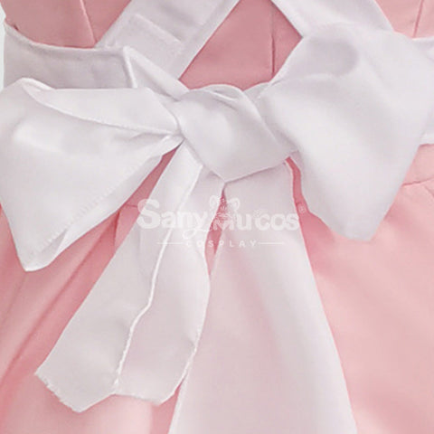 【In Stock】Maid Cosplay Pink Lolita Dress Costume Costumes