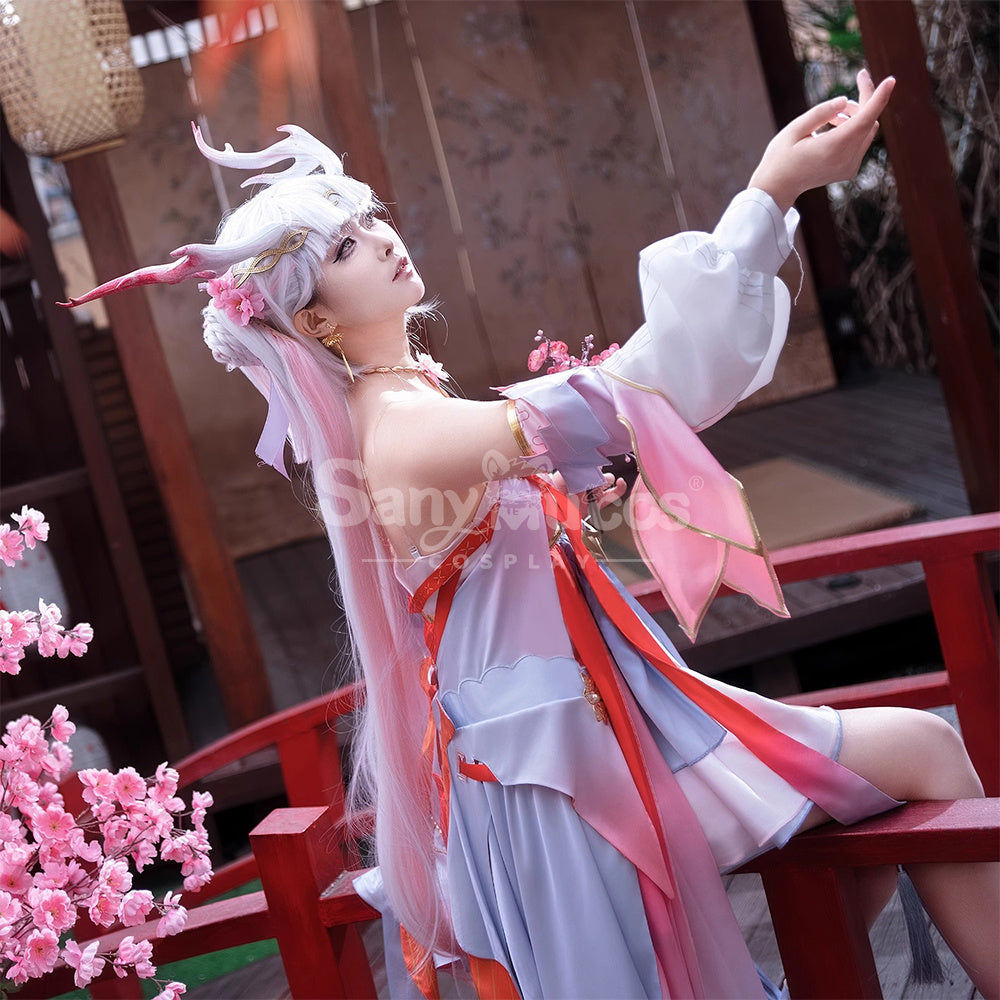 【In Stock】Game Wuthering Waves Cosplay Peach Blossom Radiance Costume Cosplay Costumes