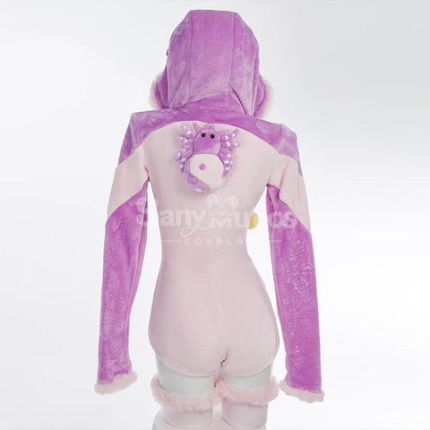 Game Street Fighter Cosplay Han Juri Plush Jumpsuit Cosplay Costume