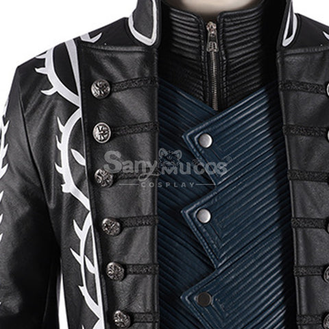 【Custom-Tailor】Game Devil May Cry 5 Cosplay Vergil Cosplay Costume Premium Edition