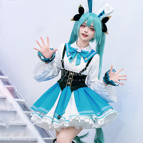 【In Stock】Vocaloid Hatsune Miku Cosplay March Rabbit Cosplay Costume
