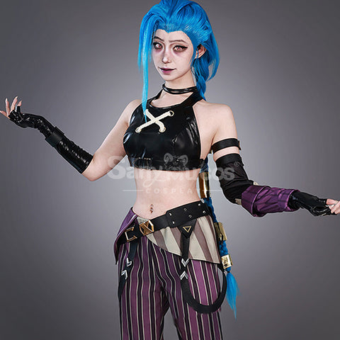 【In Stock】Game League Of Legends Cosplay Jinx Cosplay Costume