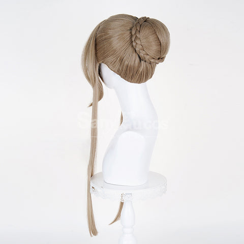 【In Stock】Game Genshin Impact Cosplay Marionette Sandrone Silver Long Cosplay Wig