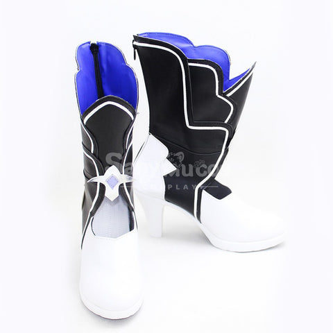 Game Honkai Impact 3rd Cosplay Stygian Nymph Seele White/Black Cosplay Shoes