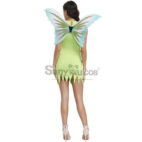 【In Stock】Halloween Cosplay Green Forest Butterfly Cosplay Costume