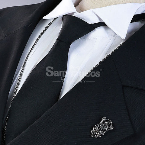 【In Stock】Anime Black Butler Cosplay Sebastian Yan Cosplay Costume Plus Size