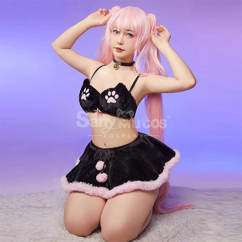 Cat's Paw Black Cosplay Plush Bikini Cosplay Costume