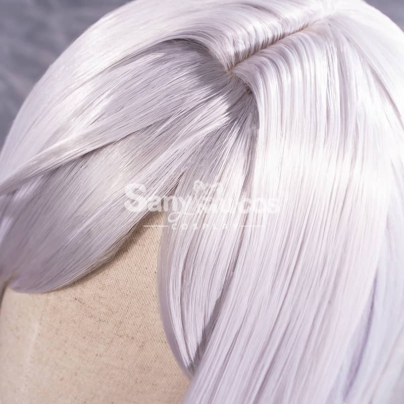 【In Stock】Game Genshin Impact Shenhe Long Highlight Grey Blue Gradient Cosplay Wig Wigs