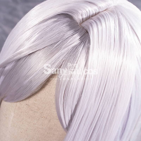 【In Stock】Game Genshin Impact Shenhe Long Highlight Grey Blue Gradient Cosplay Wig Wigs