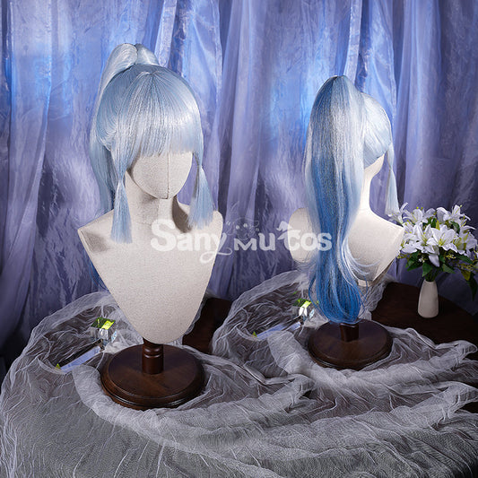 Game Genshin Impact Kamisato Ayaka Cosplay Wig 800