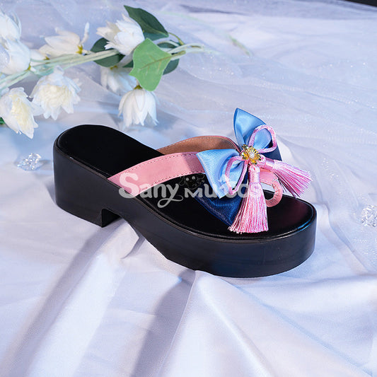 Game Genshin Impact Kamisato Ayaka cosplay Women shoes 800