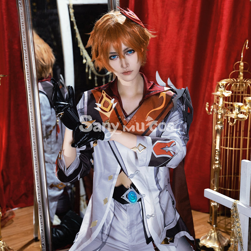 【Flash Sale $59.99】SanyMuCos Genshin Impact Tartaglia Cosplay Costume S Cosplay Costumes