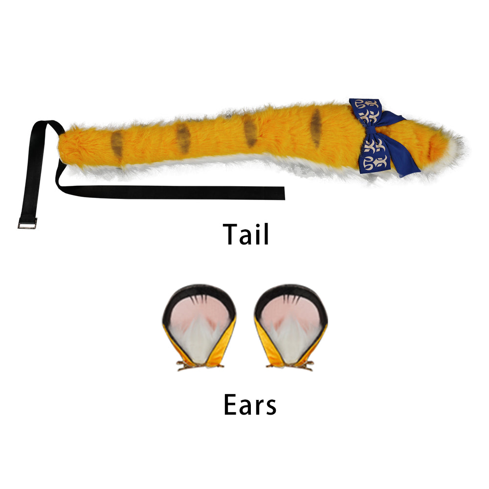 【Pre-Sale】Game Zenless Zone Zero Cosplay Ju Fufu Cosplay Costume Premium Edition Tail and Ears Cosplay Costumes