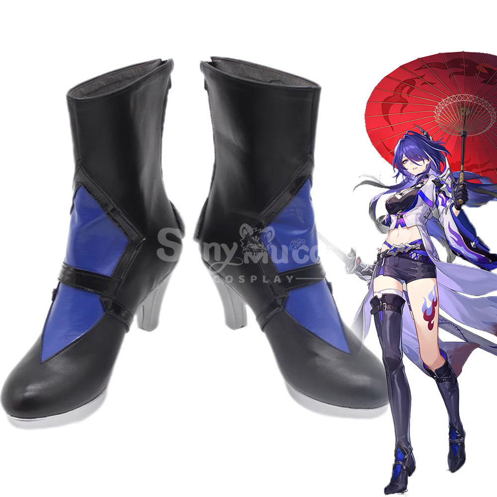 Game Honkai: Star Rail Cosplay Acheron Cosplay Shoes