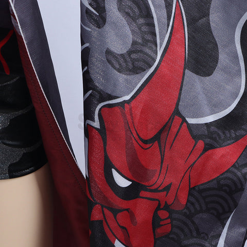 Game Honkai: Star Rail Cosplay Acheron Red Cosplay Costume Plus Size