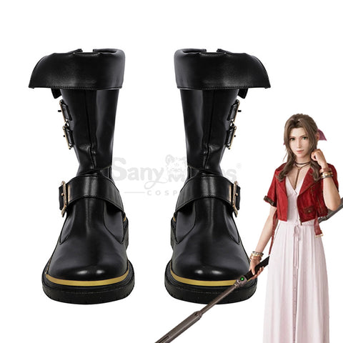 Game Final Fantasy VII Cosplay Aerith Gainsborough Cosplay Shoes