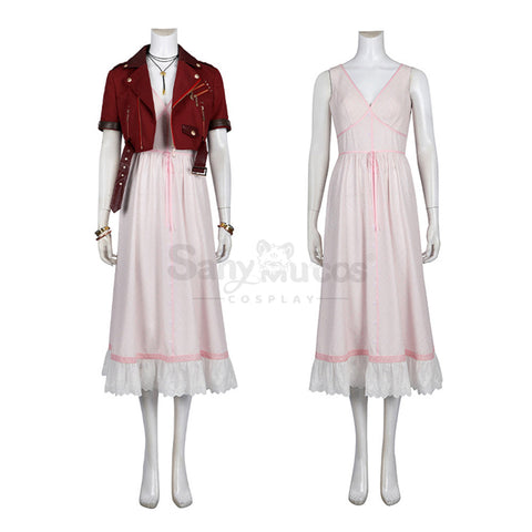 【Custom-Tailor】Game Final Fantasy VII Cosplay Aerith Gainsborough Cosplay Costume