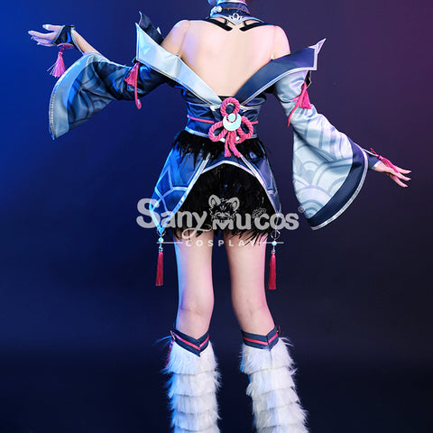 【In Stock】Game League of Legends Cosplay Snow Moon Ahri Cosplay Costume