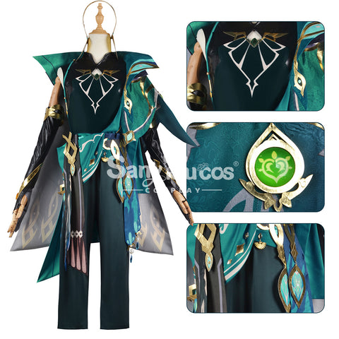 【In Stock】Game Genshin Impact Cosplay Alhaitham Cosplay Costume Plus Size