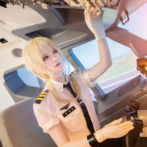 【In Stock】Game For All Time Cosplay Alkaid Captain Uniform Costume Costumes