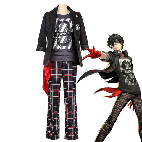 【Custom-Tailor】Game Persona 5 Cosplay Ren Amamiya P5D Cosplay Costume