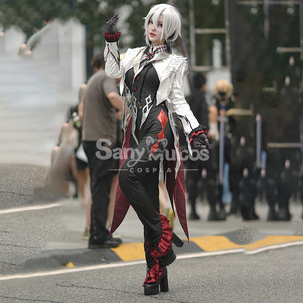 【In Stock】Game Genshin Impact Cosplay The Knave Arlecchino Cosplay Costume Deluxe Edition