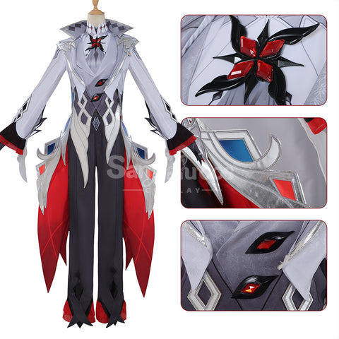 【In Stock】Game Genshin Impact Cosplay The Knave Arlecchino Cosplay Costume Plus Size
