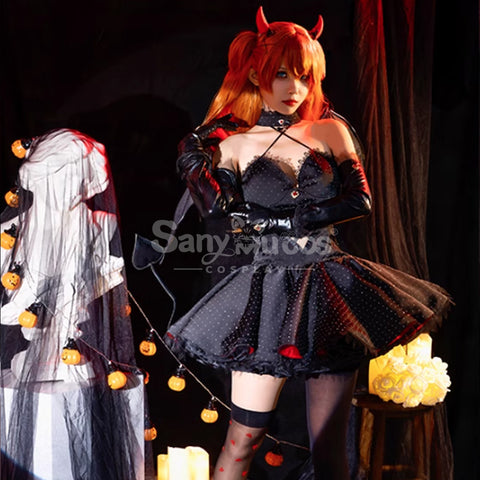 【In Stock】Anime Neon Genesis Evangelion Cosplay Asuka Langley Soryu Demon Cosplay Costume