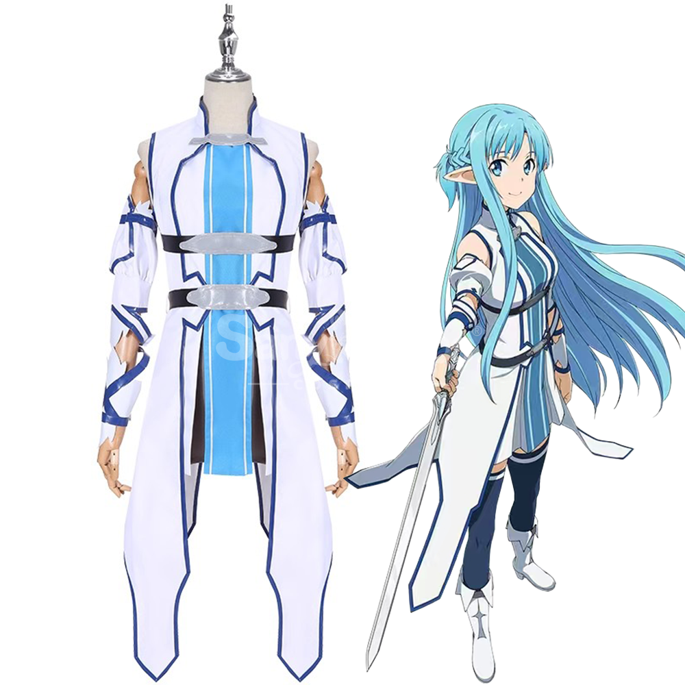 Anime Sword Art Online Ii Cosplay Asuna Yuuki Alo Costume Costumes