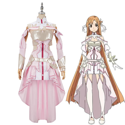 【Pre-Sale】Anime Sword Art Online Cosplay Alicization War of the Underworld Goddess Of Creation Stacia-Asuna Cosplay Costume