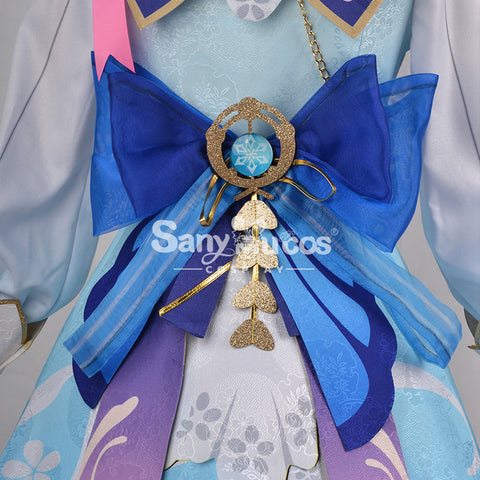 【In Stock】Game Genshin Impact Cosplay Kamisato Ayaka Cosplay Costume Plus Size