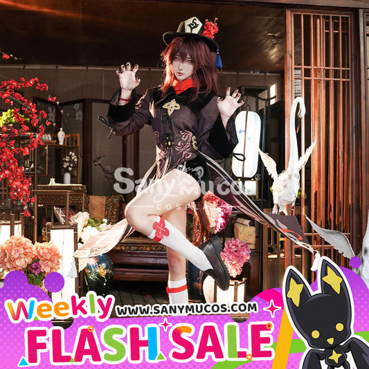 【Weekly Flash Sale on www.sanymucos.com】【48H To Ship】Game Genshin Impact HuTao Fragrance in Thaw Kimono Style Cosplay Costume 1000
