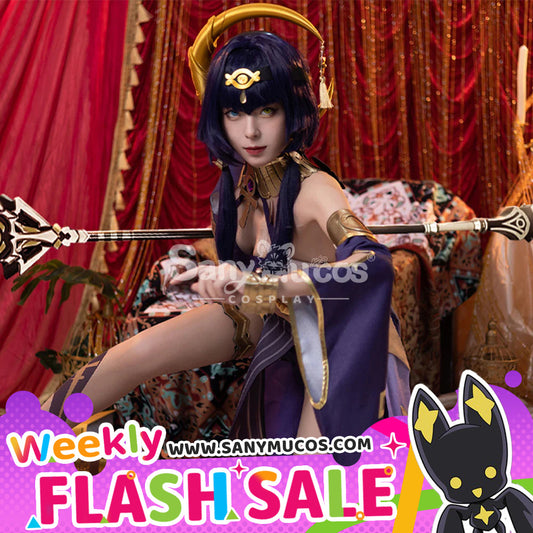【Weekly Flash Sale On Www.Sanymucos.Com】【48H To Ship】Game Genshin Impact Candace Top and Skirt Cosplay Costume 1000