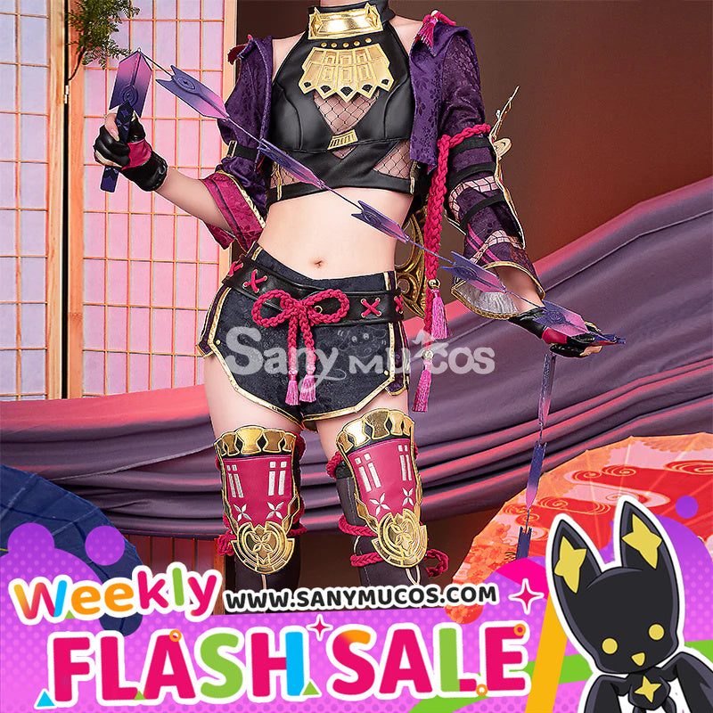 【Weekly Flash Sale on www.sanymucos.com】【48H To Ship】Game Genshin Impact Kuki Shinobu Chinese Style Classical Sexy Cosplay Costume