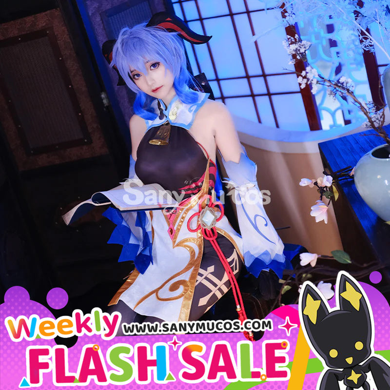 【Weekly Flash Sale on www.sanymucos.com】【48H To Ship】Game Genshin Impact GanYu Classical Sexy Jumpsuit Cosplay Costume