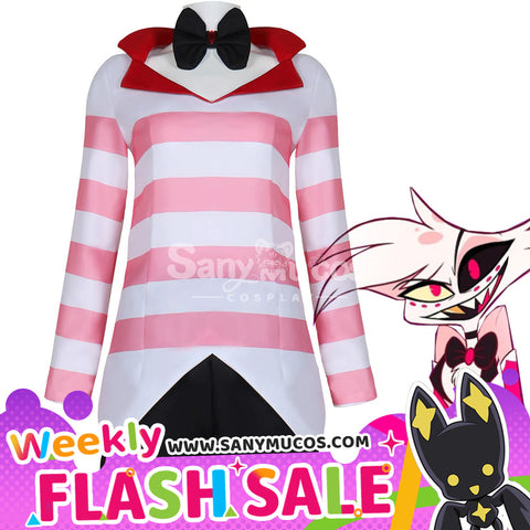 【Weekly Flash Sale on www.sanymucos.com】【In Stock】Anime Hazbin Hotel Cosplay Angel Dust Cosplay Costume