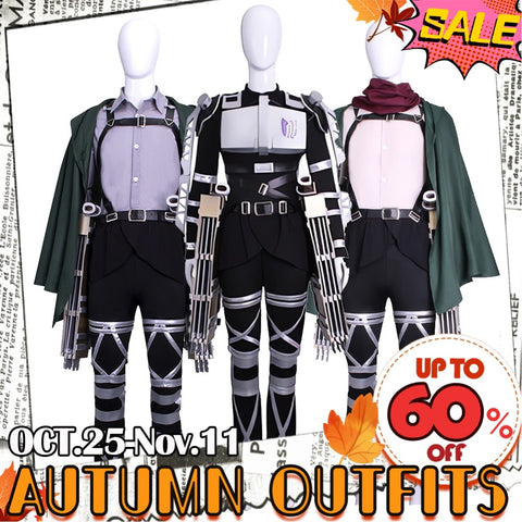 【In Stock】Anime Attack On Titan Cosplay Survey Corps Battlesuit Cosplay Costume