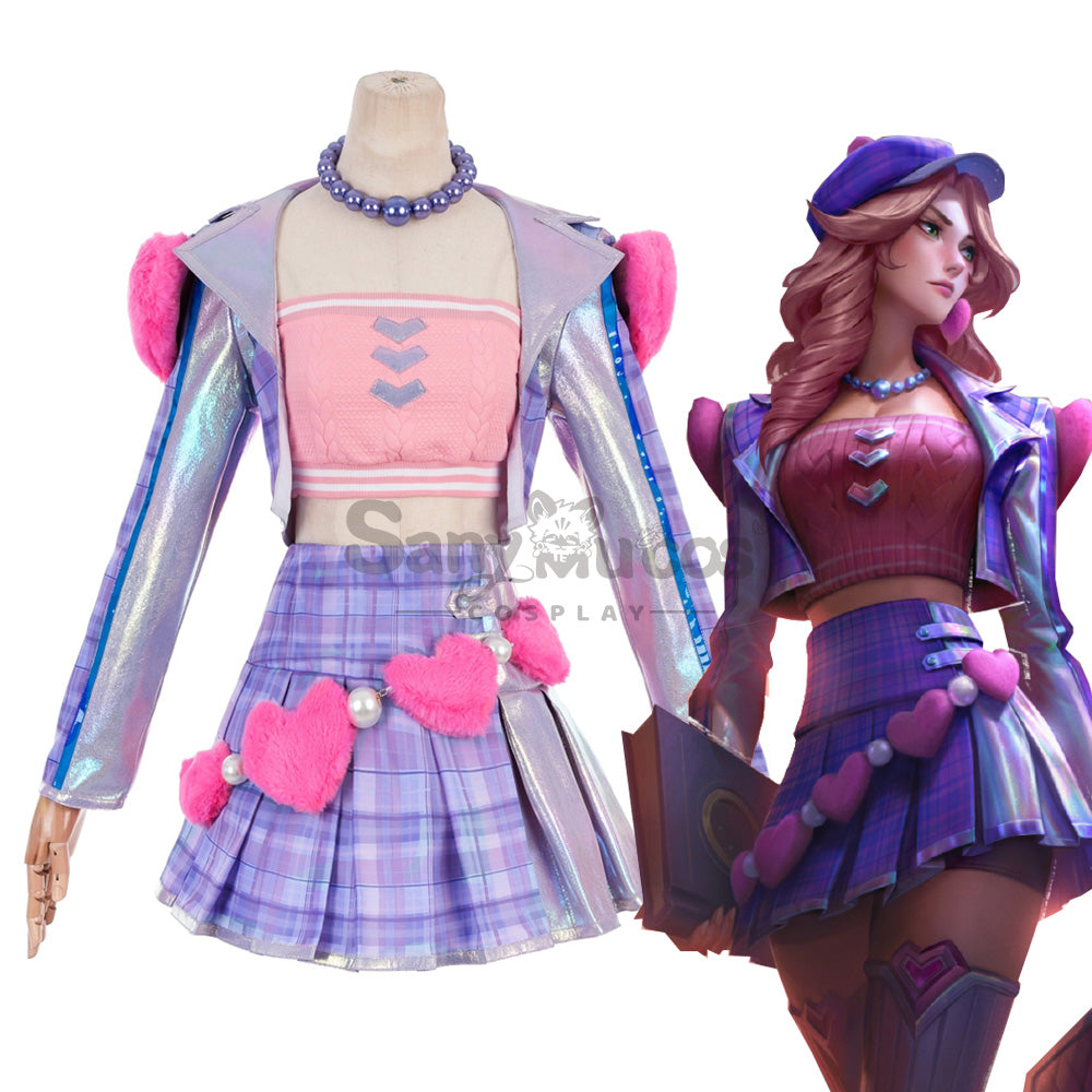 【In Stock】Game League of Legends Cosplay Heartthrob Caitlyn Cosplay Costume