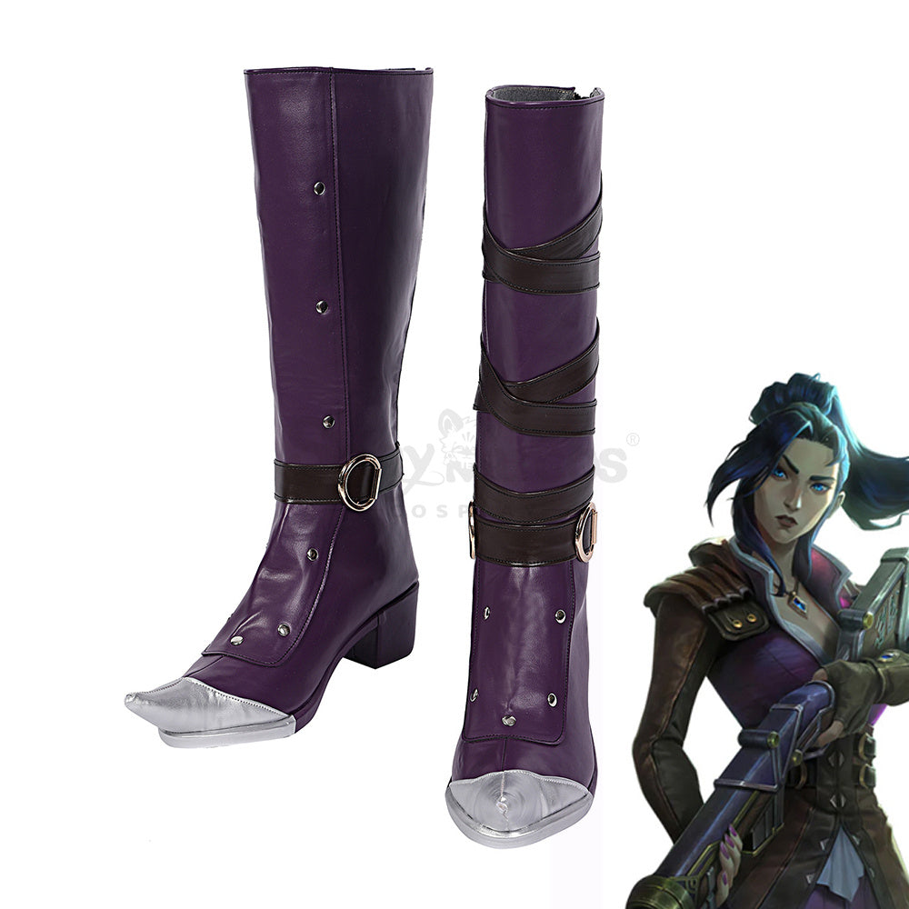 Game League of Legends Cosplay Arcane Caitlyn Cosplay Shoes