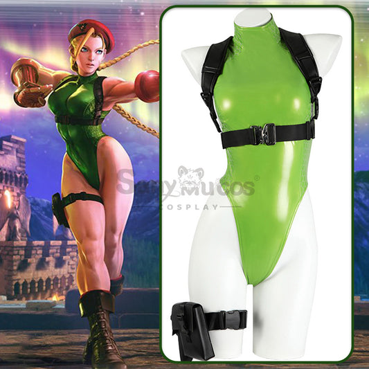 【Custom-Tailor】Game Street Fighte Cosplay Cammy Jumpsuit Cosplay Costume Plus Size 1000