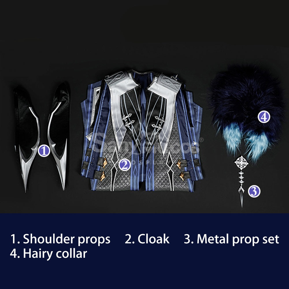 【Pre-Sale】Game Genshin Impact Cosplay The Captain Ii Capitano Costume Premium Edition Cloak / S