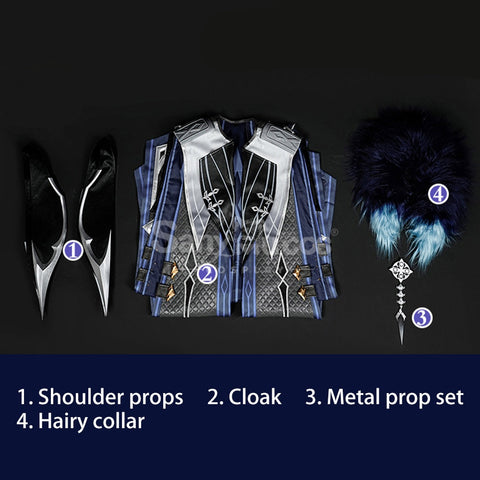 【Pre-Sale】Game Genshin Impact Cosplay The Captain Ii Capitano Costume Premium Edition Cloak / S