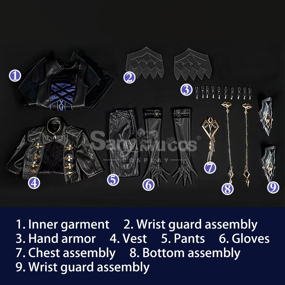 【Pre-Sale】Game Genshin Impact Cosplay The Captain Ii Capitano Costume Premium Edition Underwear