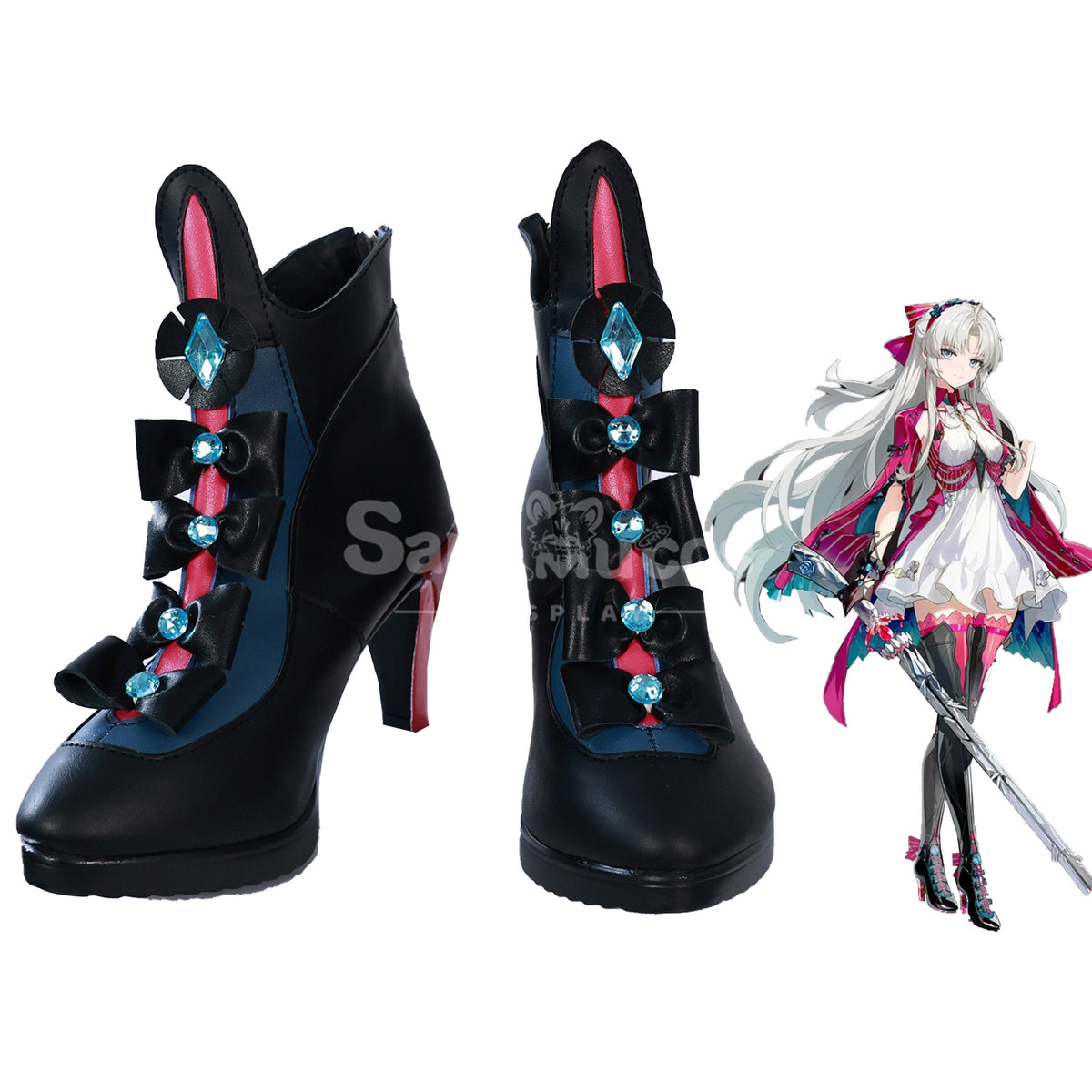 Game Wuthering Waves Cosplay Carlotta Cosplay Shoes