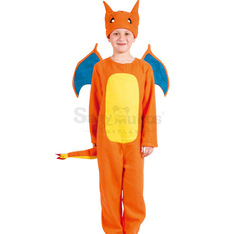 【In Stock】Carnival Cosplay Pokemon Charizard Stage Performance Cosplay Costume Children Size