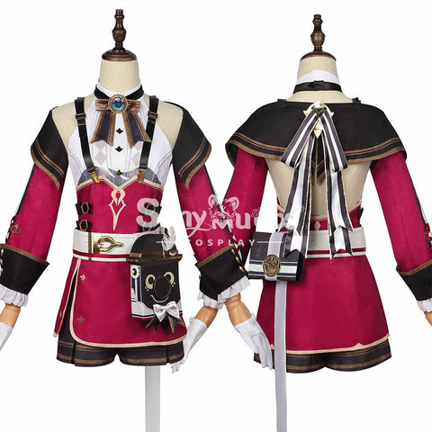 【In Stock】Game Genshin Impact Cosplay Charlotte Cosplay Costume Plus Size