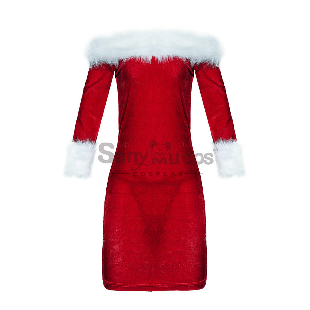 【In Stock】Christmas Cosplay Tube Top Dress Costume Costumes
