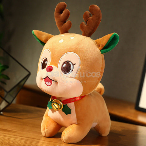 【In Stock】Christmas Holiday Doll Santa Claus Christmas Elk Large Peace Fruit Storage Bag Elk /