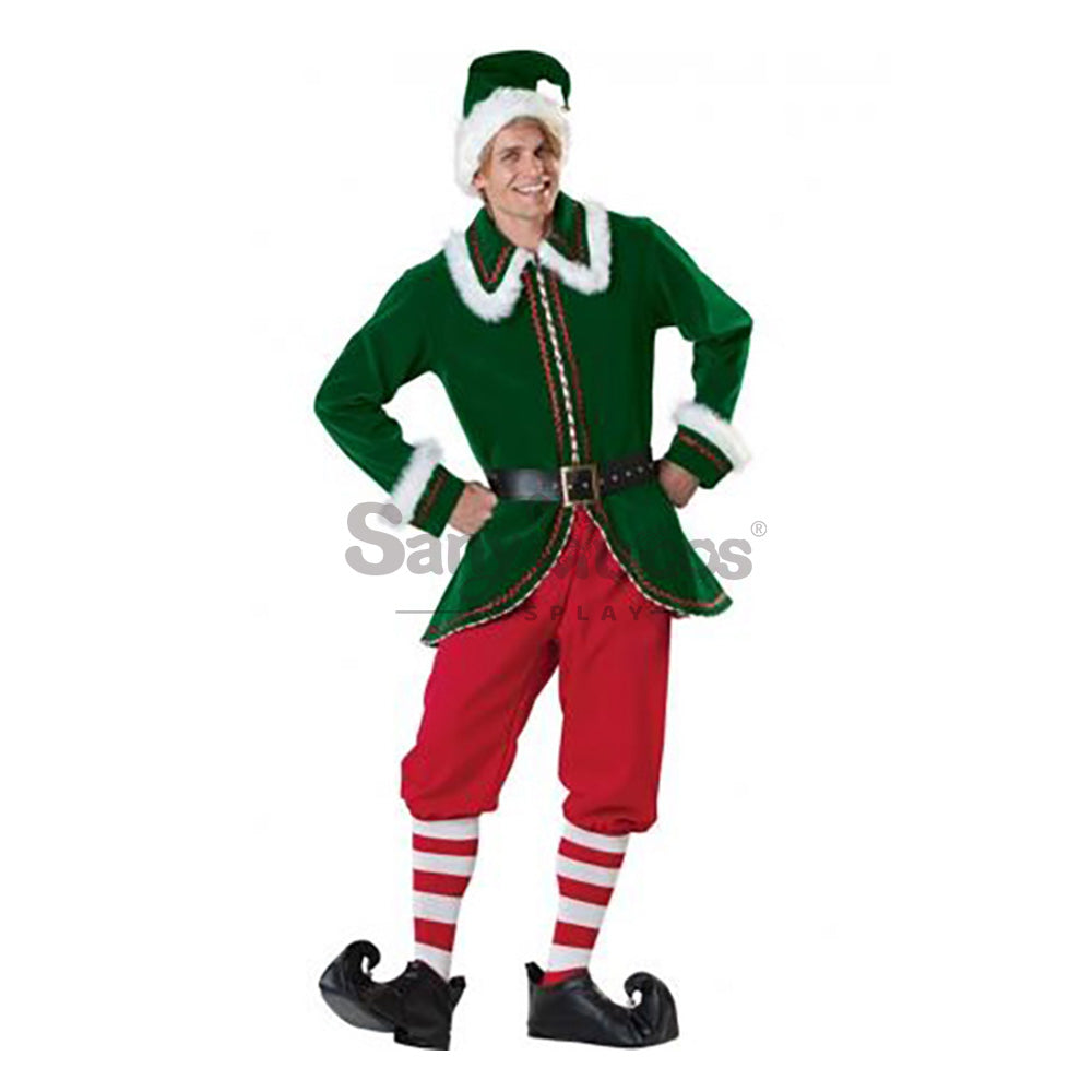 【In Stock】Christmas Cosplay Christmas Elf Costume Red Pants Edition Costumes