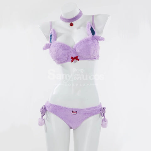 Game Pokemon Scarlet and Violet Cosplay Espeon Plush Bikini Cosplay Costume